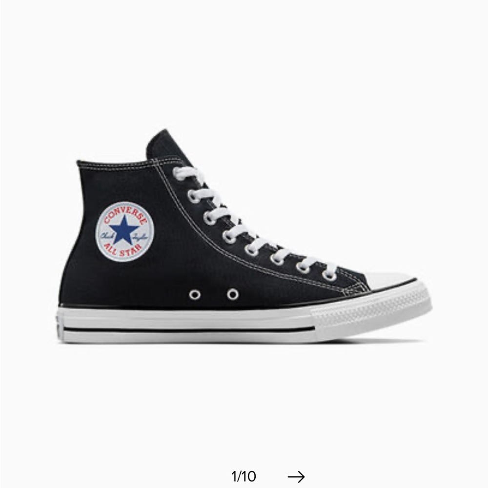 Black High top converse